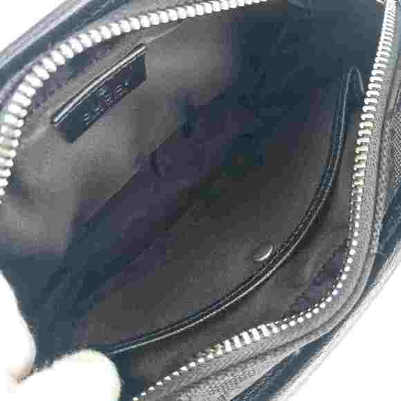 GUCCI Black Leather Pouch - Picture 7 of 9